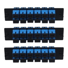 3 PCS 12 Fiber SC To SC UPC Singlemode Patch Panel Coupler Adapter Connector picture