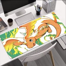 Pokémon TCG Mega Dragonite Playmat Desktop Pad Card Game Rubber Mousepad 24” picture