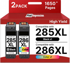 PG285 XL / CL286 XL Ink Value Pack (2 Cartridges), Compatible with TR7820 TS7720 picture