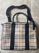 Burberry Haymarket Medium Briefcase picture