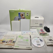 Canon Selphy ES2 Photo Printer Extra Photo Paper Untested New Ink Included Read  picture