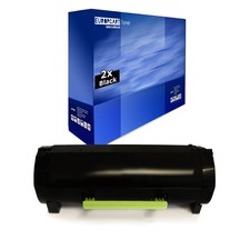 2x Toner replaces Lexmark 50F2H00 502H picture