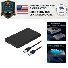 Lightweight Aluminum 2.5-Inch SATA External Hard Drive Enclosure - Hot-Swappable picture