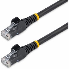 StarTech 125ft CAT6 Ethernet Cable - Black Snagless Gigabit - 100W PoE UTP picture
