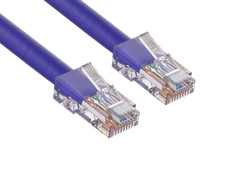 100ft Cat6 UTP Non-Booted Ethernet Network Patch Cable 24AWG Bare Copper, Purple picture