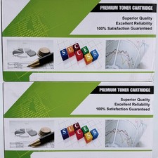 2 Compatible HP 49A Black Toner Cartridge Q5949A Q7553A AC-H5949AU Canon LBP3300 picture