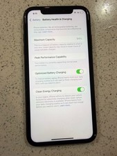 Apple Iphone XR Model: MT302LL/A 64GB Black Capacity Unlocked Black Tested picture