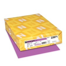 Colored Cardstock 65lb 8.5x11 Planetary Purple Astrobrights Cover picture