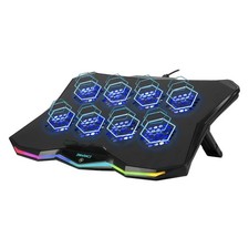 Enhance Eninc83100Bkws Infiltrate 3 Rgb Gaming Laptop Cooler With 8 Fans, Usb H picture