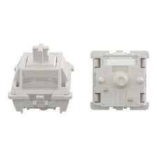 90 PCS Gateron Smoothie Linear Switches RGB 5Pin White 40gf Full POM picture