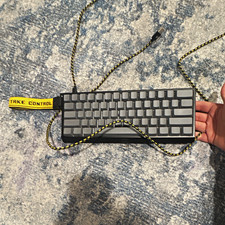 Wooting 60HE+ Mechanical Keyboard black/yellow with optimum keycaps picture