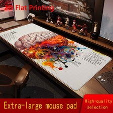 1pc Brain Illustration Mouse Pad, Featuring Left And Right Hemisphere Design, picture
