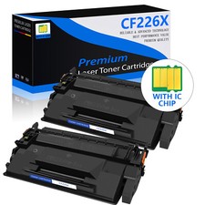 2 PACK CF226X 26X Toner Cartridge Compatible With HPLaserJet Pro M402dw Printer picture