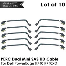 Lot of 10 New Dell Perc R740 R740XD PERC Dual Mini SAS HD cable 1RRJP picture