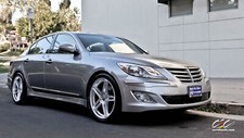 Cars 2015 cec tuning wheels hyundai genesis Desk Mat Stitched picture