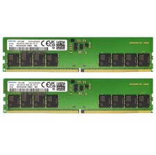 Samsung 32GB (2X16GB) DDR5 5600MHz PC5-44800 UDIMM Memory Ram (M323R2GA3DB0-CWM) picture