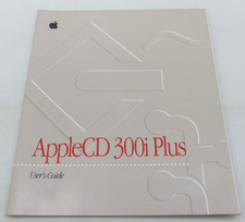 1994 Apple AppleCD 300i Plus User's Guide vintage computer book #3504 picture