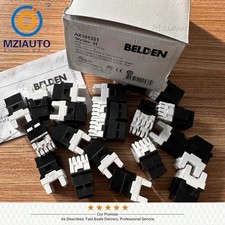 24PCS Category6A 8Position KeyConnect RJ45 Jack Module For Belden AX101321 Black picture
