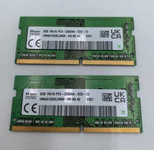 Lot Of 2 SK Hynix DDR4 8GB Each (2 x 8GB = 16GB) PC4 3200MHz RAM Memory Green B picture