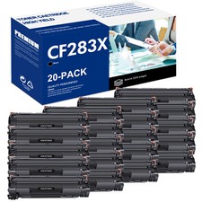 1-20PK CF283X Toner Cartridge For HP 83X LaserJet Pro M201n M201dw M202dw LOT picture