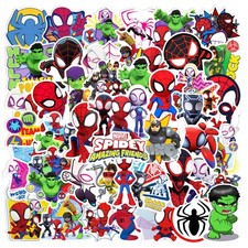 50 Pcs Cute Cartoon Hero and His Friends Movie Stickers for Small, Spdm picture