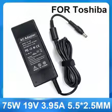 75W 19V 3.95A 5.5*2.5mm Laptop AC Adapter Charger for Toshiba Satellite PA-1750- picture