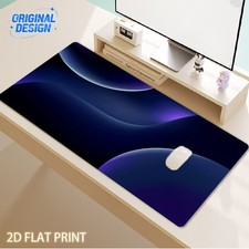 1 XXL Large-Size Mouse Pad, Blue-Purple Gradient Fluid Abstract Curved Surface picture