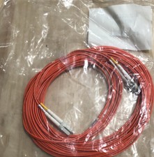 NEW 50/125 LC-LC Duplex 40FT Jumper Fiber Patch Cable Orange. | New Lower Price picture