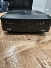 CISCO DPQ3925 8x4 DOCSIS 3.0 Wireless Telephony Gateway Modem Router Black USED picture