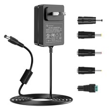 9V 2A Power Supply Adapter, AC 100-240V to DC Cord UL Listed, black picture