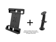 RAM Flat Surface/Drill Down Mount for Apple iPad Pro 11 M4, Used w/Case picture