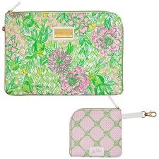 Padded Tech Sleeve with Small Zip Pouch for Accessories, Cute Laptop Case for... picture