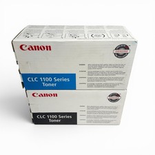 Lot of 2 Genuine Canon CLC 1100 Series Toner Cartridges OEM  picture