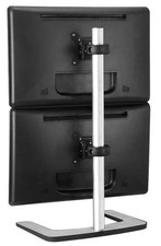 ATDEC VFS-DV Dual Vertical Freestanding Monitor Desktop Mount picture