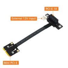 270­° PCIe mPcie to PCI-E 1X 4X 8X 16X Adapter Cable Riser for PCIE Tester picture