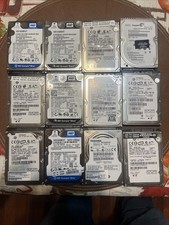 Lot 12 2.5 Laptop HDD Mixed- 6 - 160 GB & 6 - 250 GB @2G7 picture