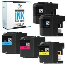 Compatible 5PK LC-20E Ink Cartridges XXL fits Brother MFC-J5920DW J785DW J985DW picture