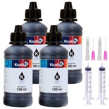 Koala 400ml Refill Ink Black for HP Delll Canon Brother Epson Inkjet Printer Ink picture