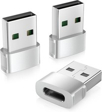 for iPhone 17 Air 16 Pro Max Car Charger Adapter 3Pack,USB Male to USB Type C picture