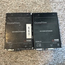 ROSE ELECTRONICS DVI KVM EXTENDER CRYSTAL VIEW Receiver And Transmitter picture