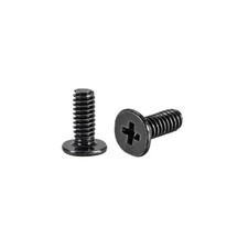 100Pcs M2x5mm Black Phillips Screw Fastener 3.8mm Head for Laptop/PC/TV picture