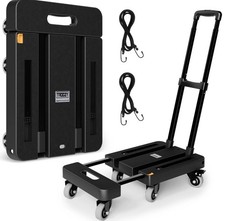 Folding Hand Truck, 500 LB Heavy Duty Luggage Cart, Utility Dolly Platform Ca... picture