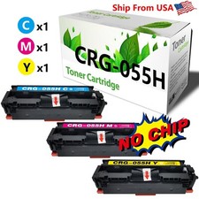 (3Pack,CMY) CRG055H No Chip Color Toner Cartridge MF743Cdw MF746Cx Printer picture