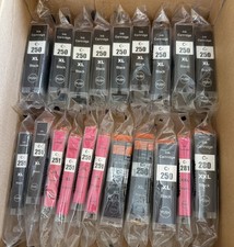 Lot 20 K-Ink C-250XL, 251, 280 Black+Magenta, Canon Compat Ink Cartridges Sealed picture