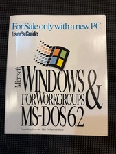 Microsoft Windows For Workgroups MS-DOS User's Guide - Book Only picture