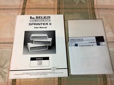 Belkin Components Sprinter II 1992 Vintage Computing User Manual & Software picture