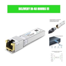 10G SFP+ to RJ45 Copper Transceiver QSFPTEK 10GBASE-T 30m picture