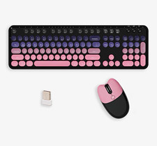 2.4G Full Size Wireless Keyboard and Mouse Combo, Bluetooth/2.4G Dual Mode, Type picture