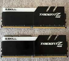 G.SKILL Trident Z RGB 32GB Kit (2x16GB) DDR4-3200MHZ CL16 F4-3200C14D-32GTZR RAM picture