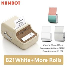 Niimbot B21 Mini Portable Thermal Label Printer Mini Adhesive Sticker Printers F picture